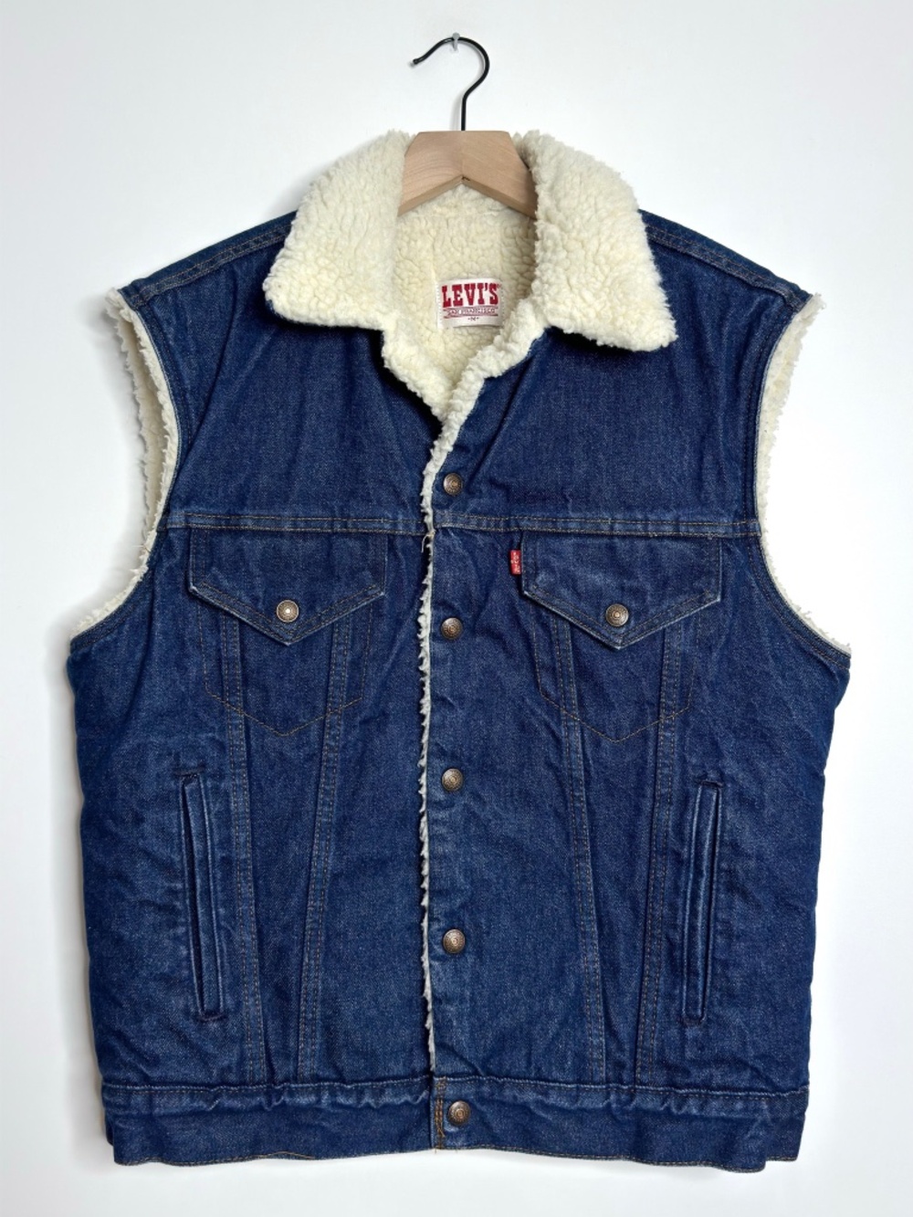 Levis Vintage Sherpa Denim Vest